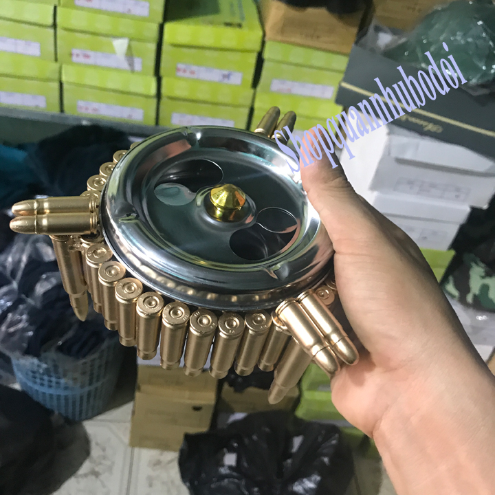 Gạt tàn lưu niệm, gạt tàn thuốc từ vỏ đạn, sản phẩm từ bàn tay người lính Gạt tàn thuốc từ vỏ đạn